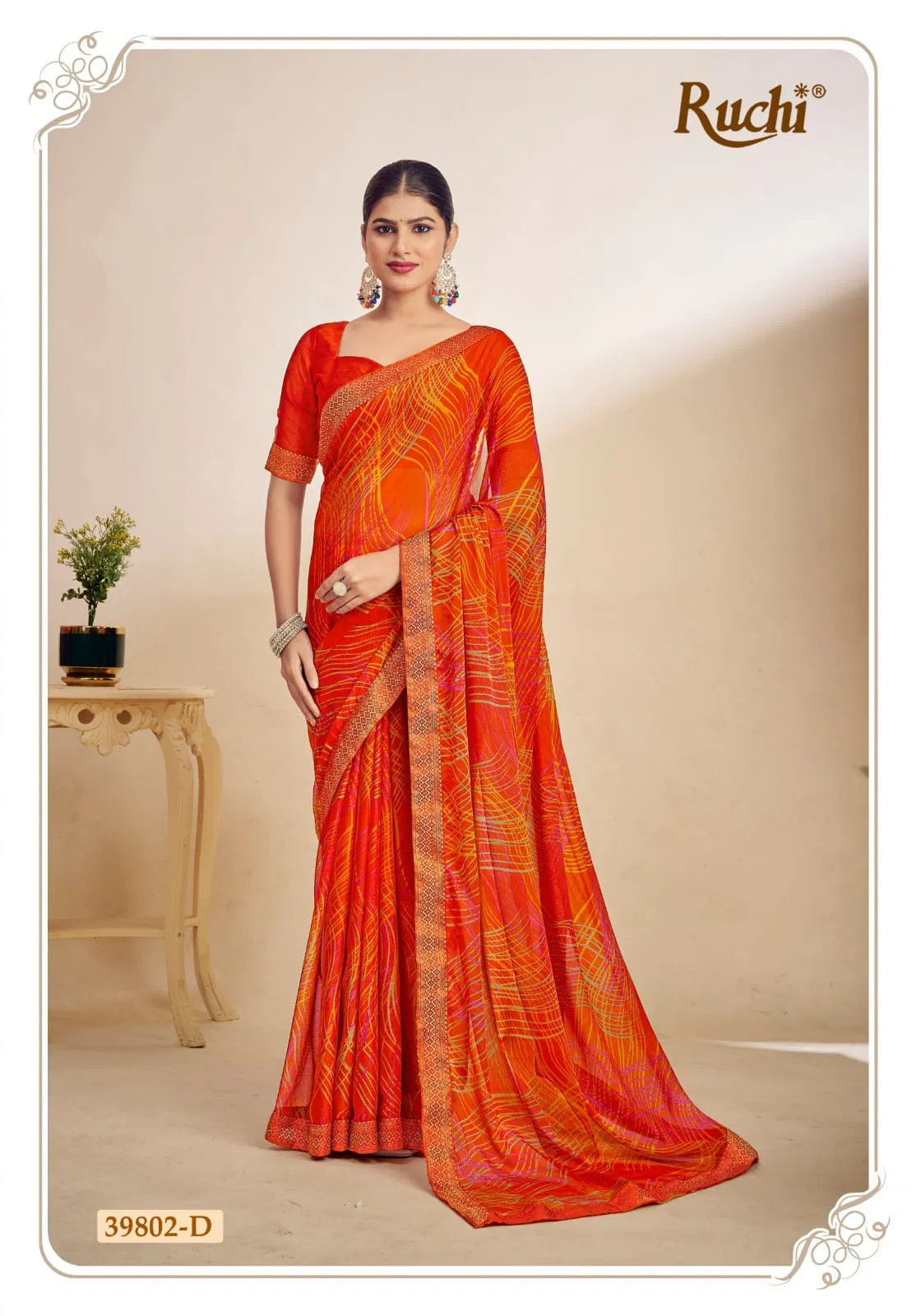 Simayaa Vol 29 By Ruchi Chiffon Daily Wear Saree Exporters In India